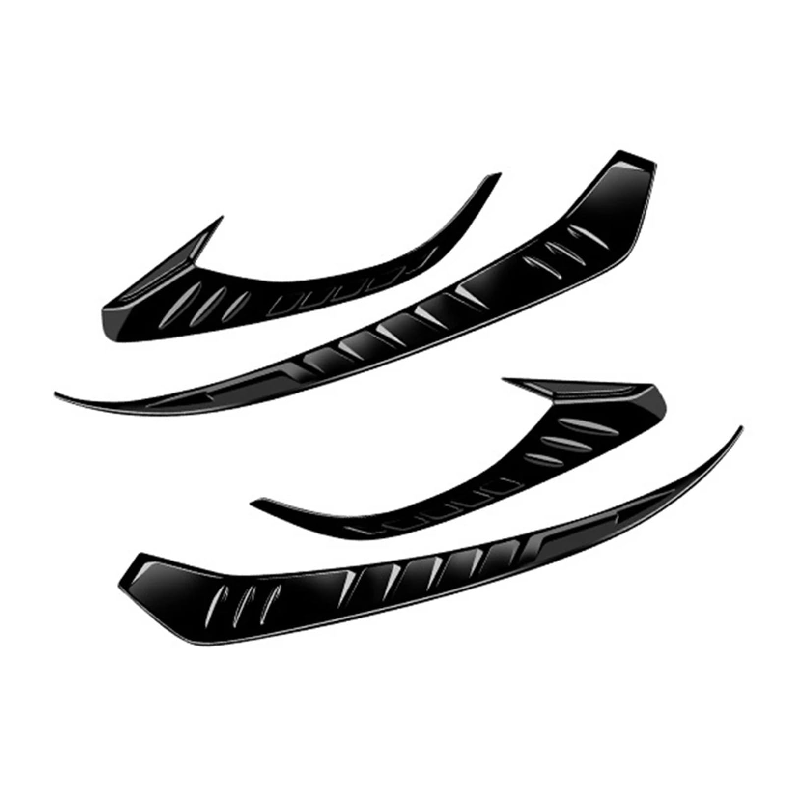 Car Front Headlights Eyebrows Stickers Fit For HRV HR-V Vezel 2021 2022 Bright Black Eyelids Cover Eyelash Head Light Lamp حاجب المصابيح الأمامية للسيارات