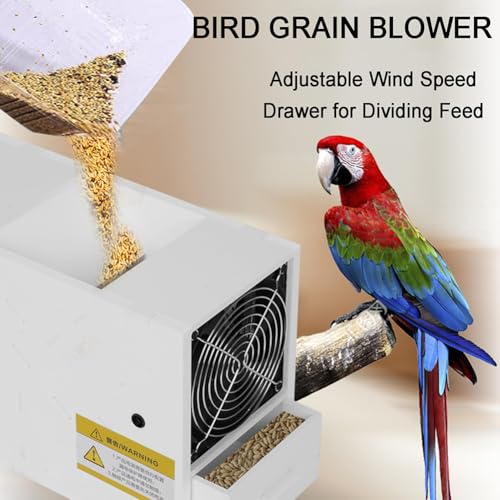 Máquina limpiadora de semillas de pájaros, máquina de limpieza de granos para el hogar y la granja, separador de granos múltiples para semillas de pájaros, mijo, arroz, frijoles, semillas de melón