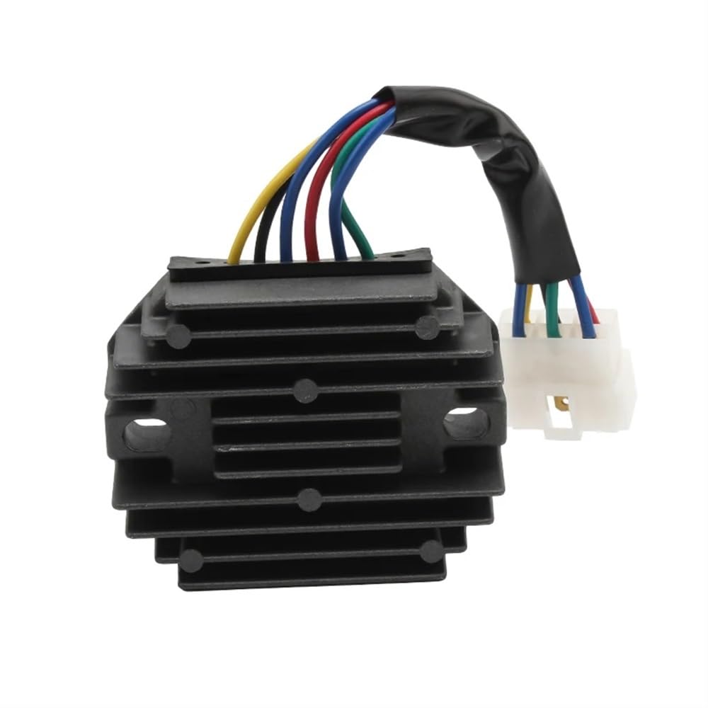 Regolatore di tensione, RS5101 Regolatore Di Tensione 6 Fili Per Kubota Elettronico Grasshopper RS5155 Accensione 12v Nero DC Accessori Moto