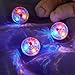 Frienda 4 Pieces Ghost Hunting Cat Ball Motion Light up Cat Balls LED Motion Activated Pet Ball Motion Light up Interactive Toys Pet Glowing Mini Running Exercise Ball Toys (Transparent)