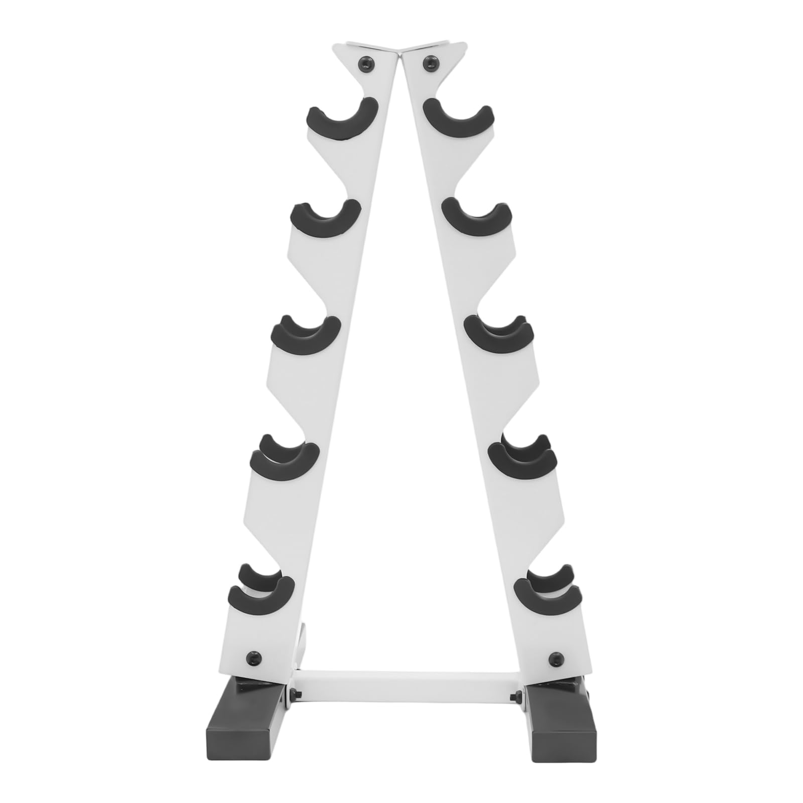 A-Frame, supporto per manubri a 5 livelli, in acciaio, per palestra domestica