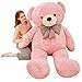 IKASA Grand Ours Animaux en Peluche Nounours Géant Peluche Douce - Gros Ours Géants Surdimensionnés Mignons Animaux Taille Enorme - Cadeaux pour Filles Garçons Enfants Petite Amie (Rose, 180cm)