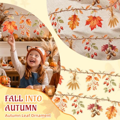 3 Pcs Fall Leaves Garland for Thanksgiving Decorations - image 5