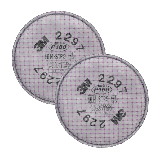 3M P100 Advanced Respirator Filter 2297, 1 Pair...