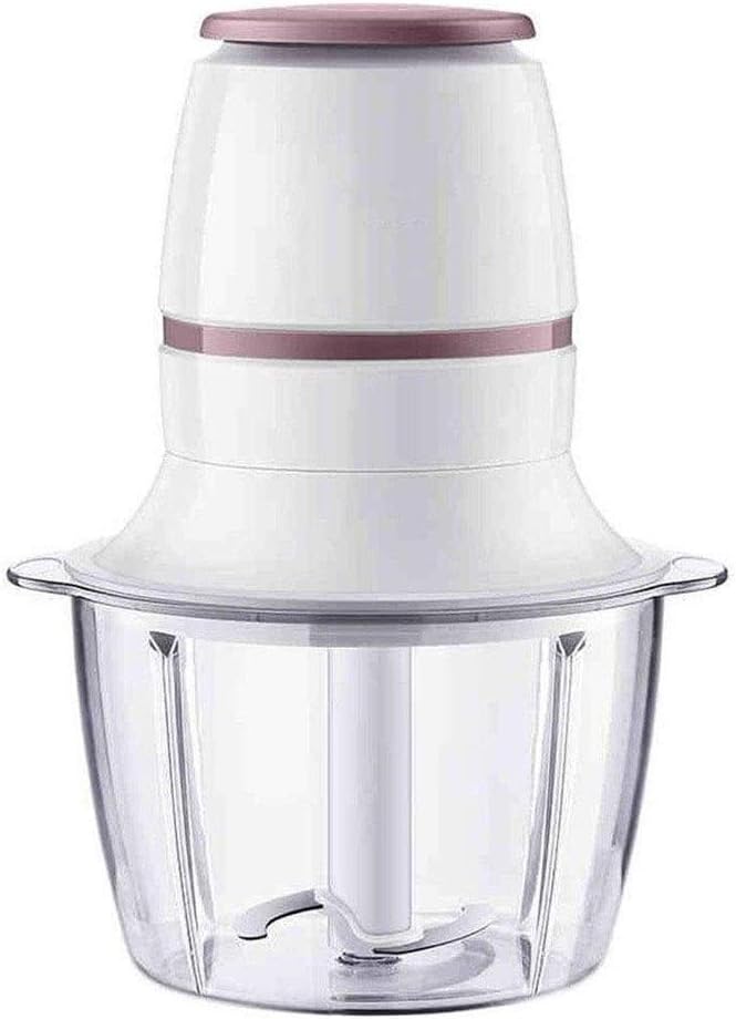 Food Processor, Household Electric Stainless Steel Automatic Meat Grinder, Meat, Vegetable, Fruit and Nut Chopper(1.2L)