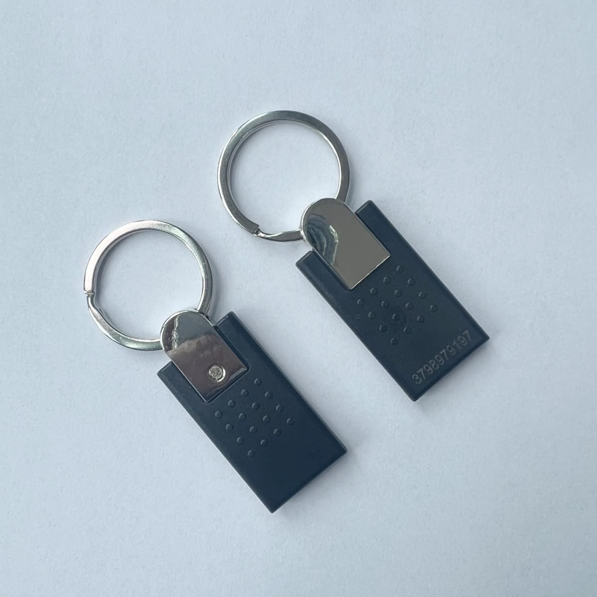 13.56MHZ RFID 1K Key Fob RFID Access Tag Black Metal (5)