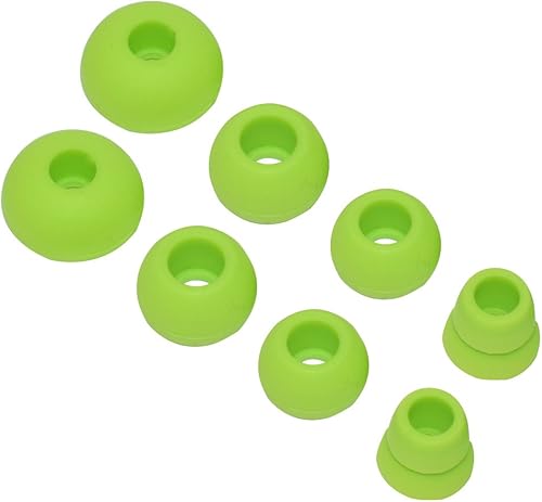 10pcs Negro Doble Brida Reemplazo Auriculares Silicona Auriculares EarTips 0.161 in Conector (Se adapta a PowerBeats 2 inalámbricos)