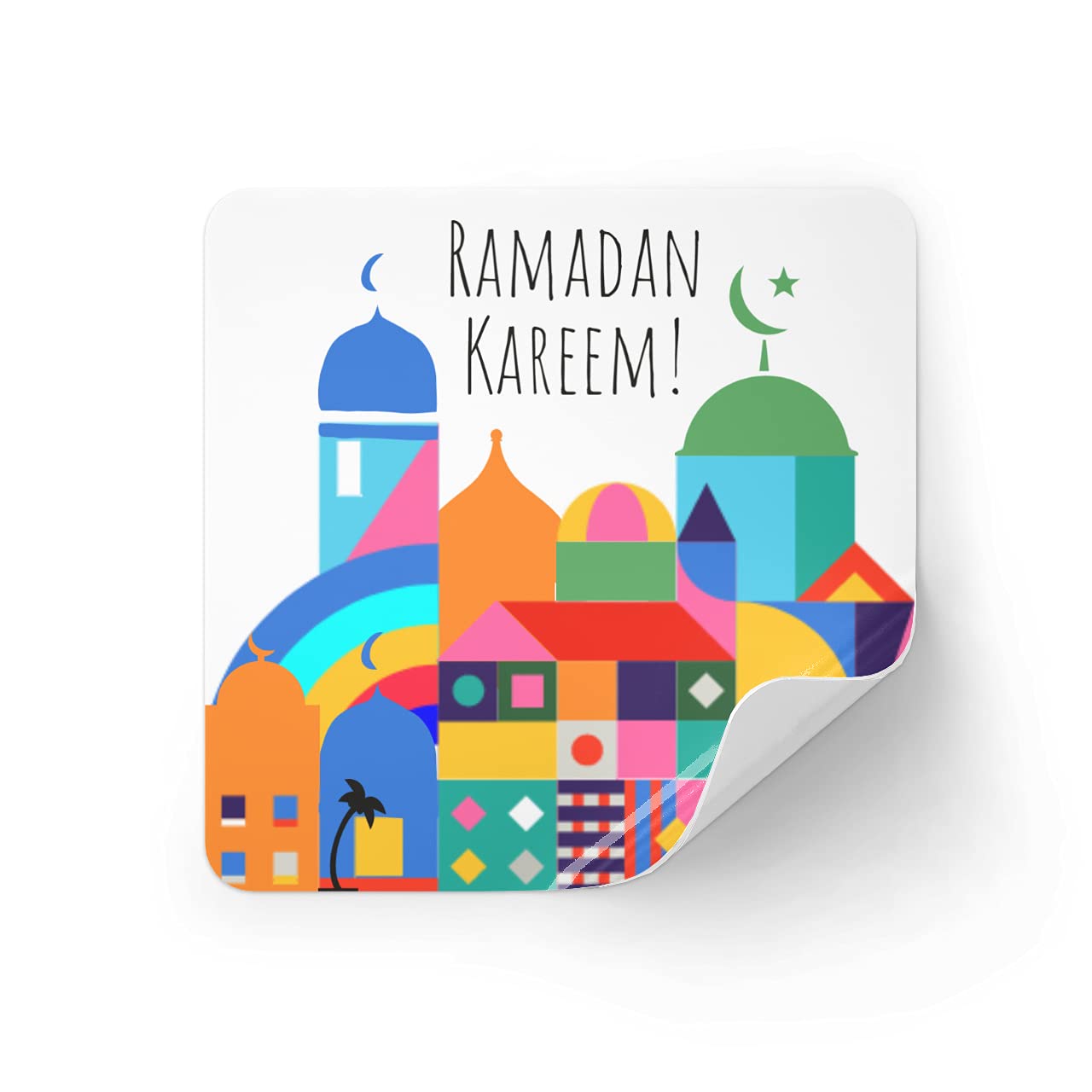 Ramadan Mubarak Stickers (Mosque Ramadan)