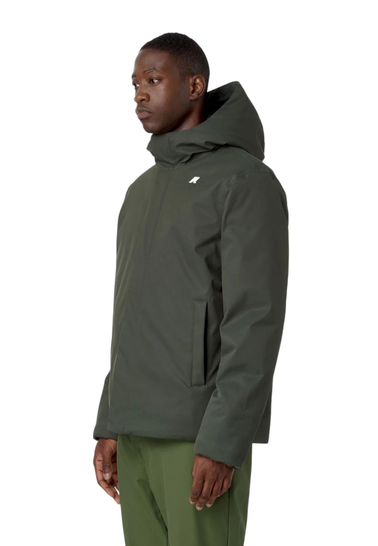 K-Way Giacca Invernale da Uomo Marchio, Modello Jacko Twill Marmotta K8133DW, Realizzato in Sintetico.