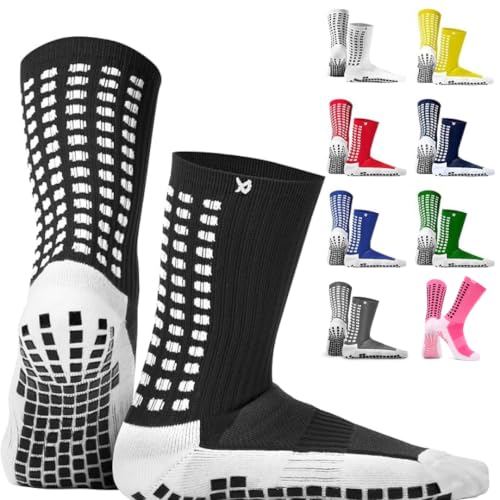 Image of Lux Dual Grip Soccer Socks for Men & Women - DualGrip Engineered for Performance & Comfort - Anti-Slip Grip Socks for Soccer