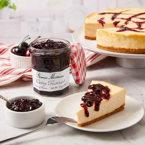 Image of Bonne Maman Cherry Preserve, Marmalade Fruit Jam, 13 oz / 370 g