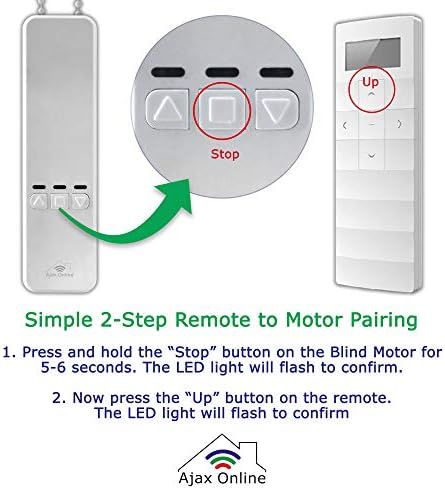 Ajax Online - Premium 15 Channel Multifunction RF Remote Control for Smart WIFI Blind Engine Motor