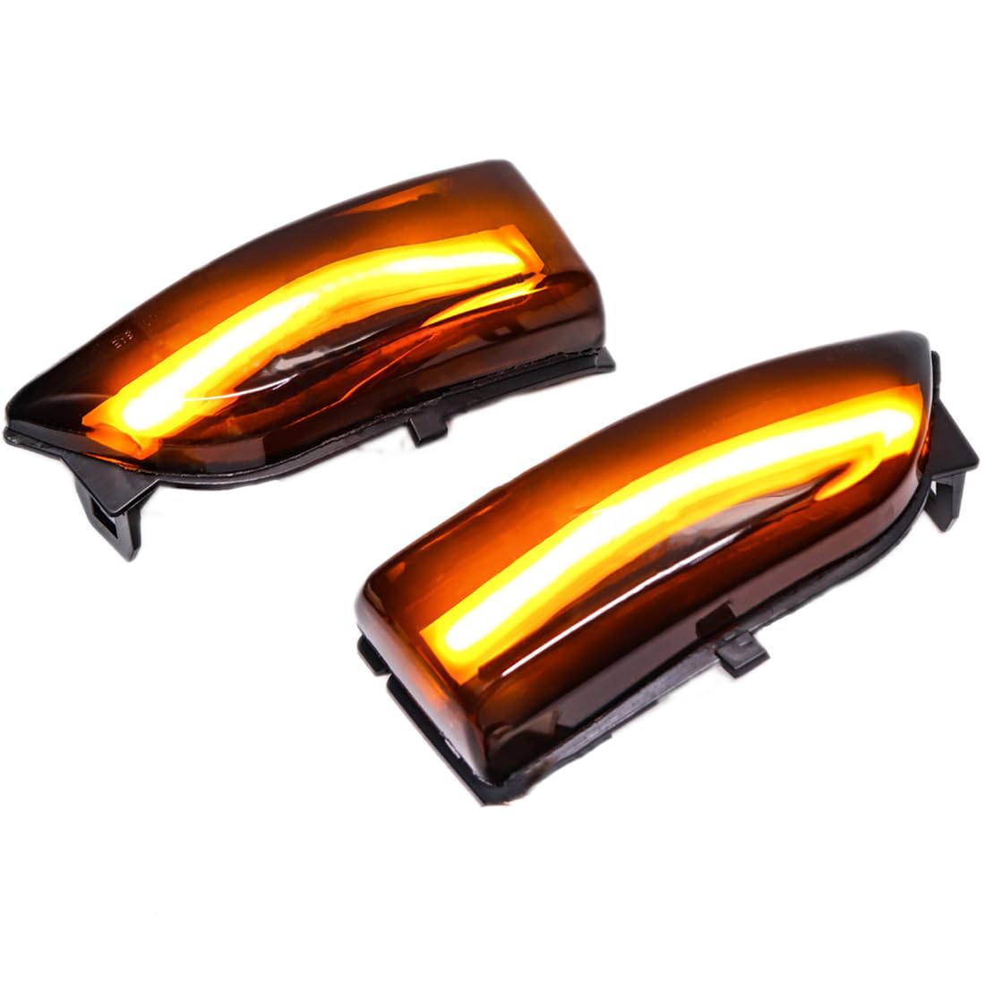 Dynamiczny kierunkowskaz LED w lusterku bocznym sekwencyjny wskaźnik migacza Compatible for Fordem Ranger T6 2012-2019 Raptor/Wildtrak Everest U375/UA 15-19 LED kierunkowskaz zestaw lamp dla 2 osób