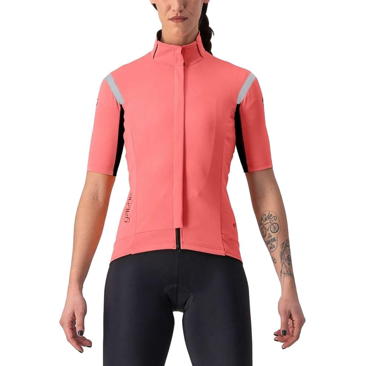 CASTELLI 4522544-654 GABBA RoS 2 W Jacket Women's MINERAL RED/SILVER REFLEX Size M