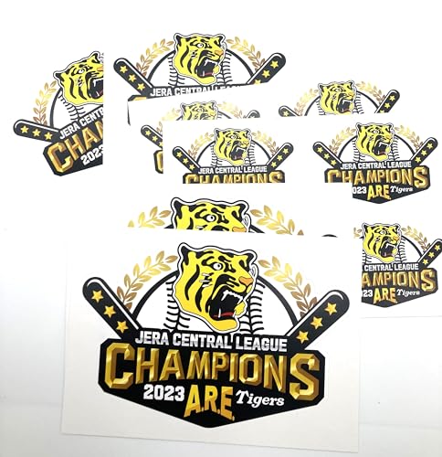 Amazon.co.jp: 阪神タイガース 優勝 記念 シールセット 3枚組×2