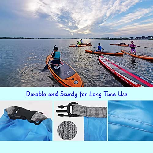 Bolsa seca impermeable CMCOOPLX 70 litros, ligera para canoa, kayak, rafting, pesca y camping miniatura 6