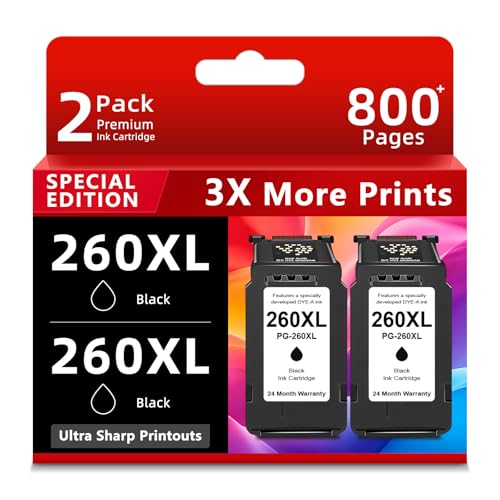 Image of Ankink Compatible Ink Cartridge Replacement for Canon 260XL PG 260 PG260 XL