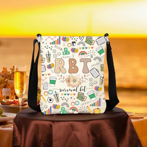 WCGXKO Behavior Therapist Gift ABA Therapist Technician RBT BCBA Gift Behavior Therapist Gift Crossbody Bag3