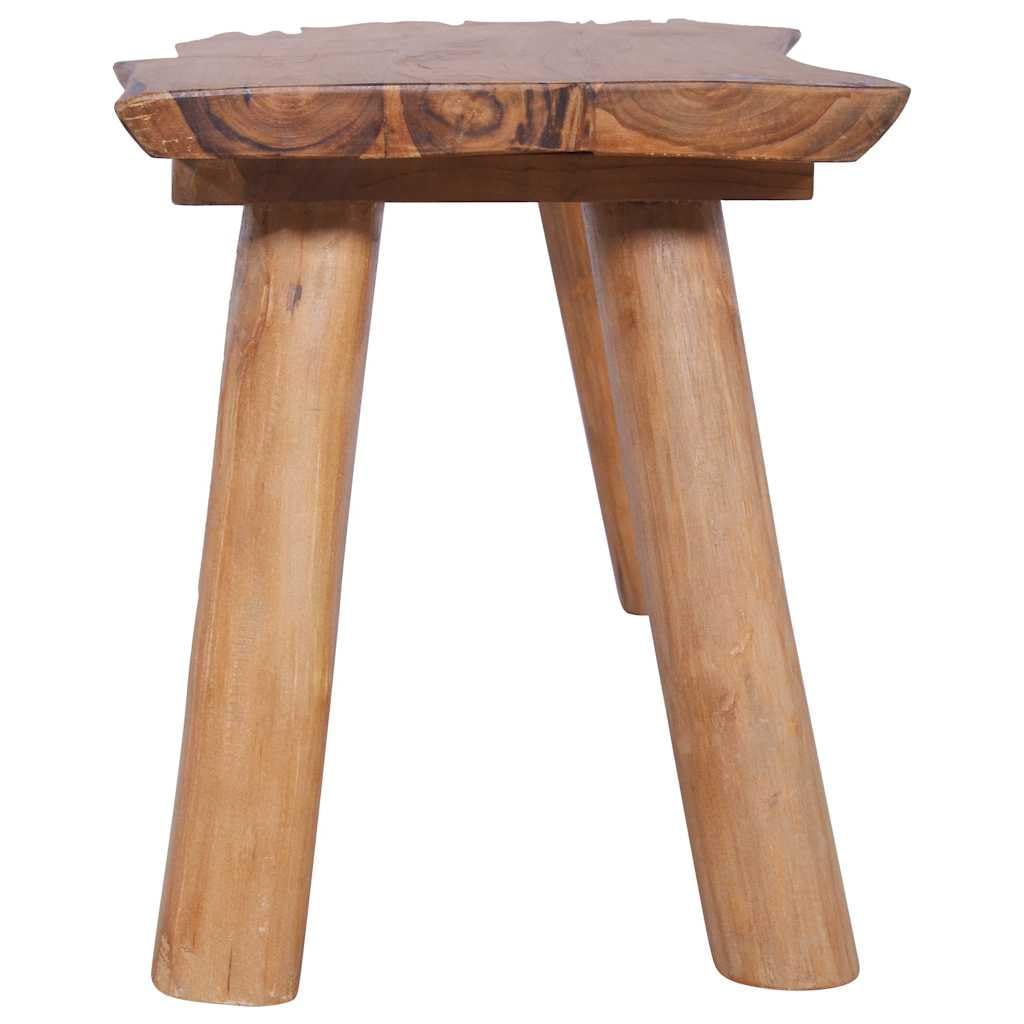 Ławka ogrodowa 120 cm, lite drewno tekowe, z lazurą olejową, do korytarza, salonu, na taras, do użytku wewnątrz i na zewnątrz, ławka do siedzenia o stabilnej konstrukcji i wszechstronnym