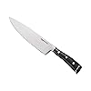 Amazon Basics Classic 8-inch Full Tang Stainless Steel Chef's Knife with Three Rivets, Silver