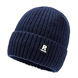 1 Pièce Bonnet pour Homme Femme pour ‌Honda 0 SUV 2026, Hiver Thermo Tricot Ski Randonnée Doublé Polaire & Confortable,Black  Sports Markings