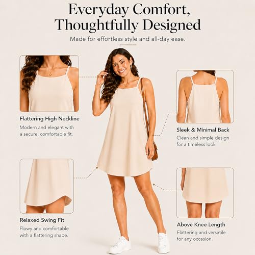 Image of Miss Lavish London Sleeveless Dresses for Women -Casual Summer Dresses with Pockets, Women's Fashion Midi Dress