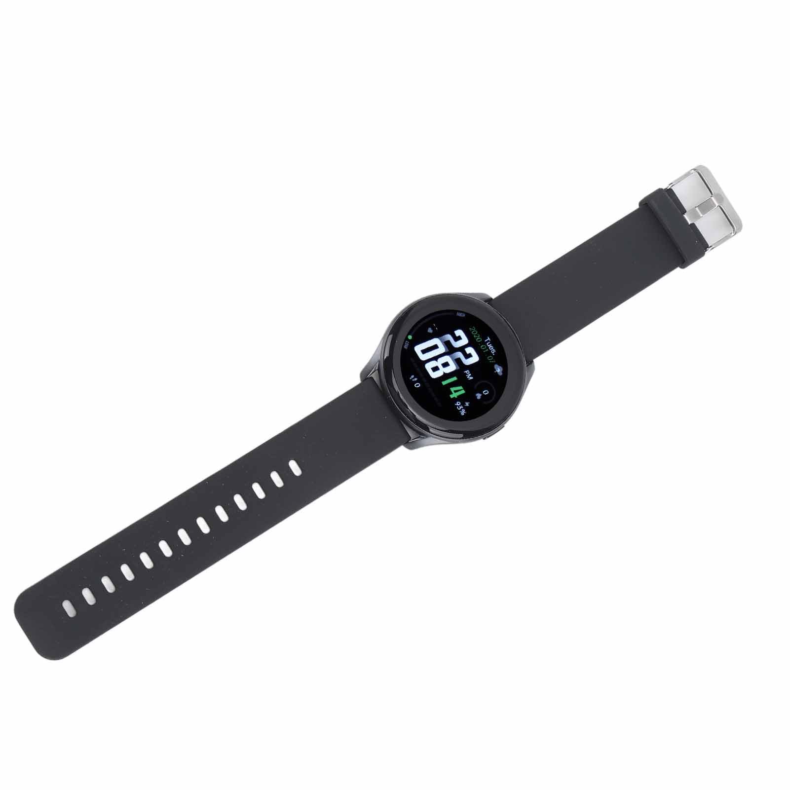 Changor Reloj Inteligente Bluetooth Sports Fitness Tracker Diseño Elegante para Actividades Al Aire 1,28 Pulgadas Redondo IP68 Resistente Al Agua