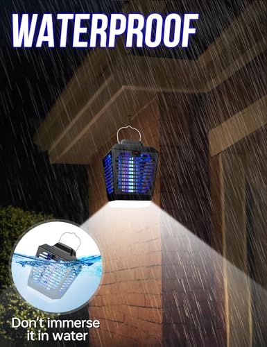 bug zapper outdoor mosquito zapper with led light fly zapper outdoor indoor insect zapper electric fly traps plug in mosquito killer for patio yard