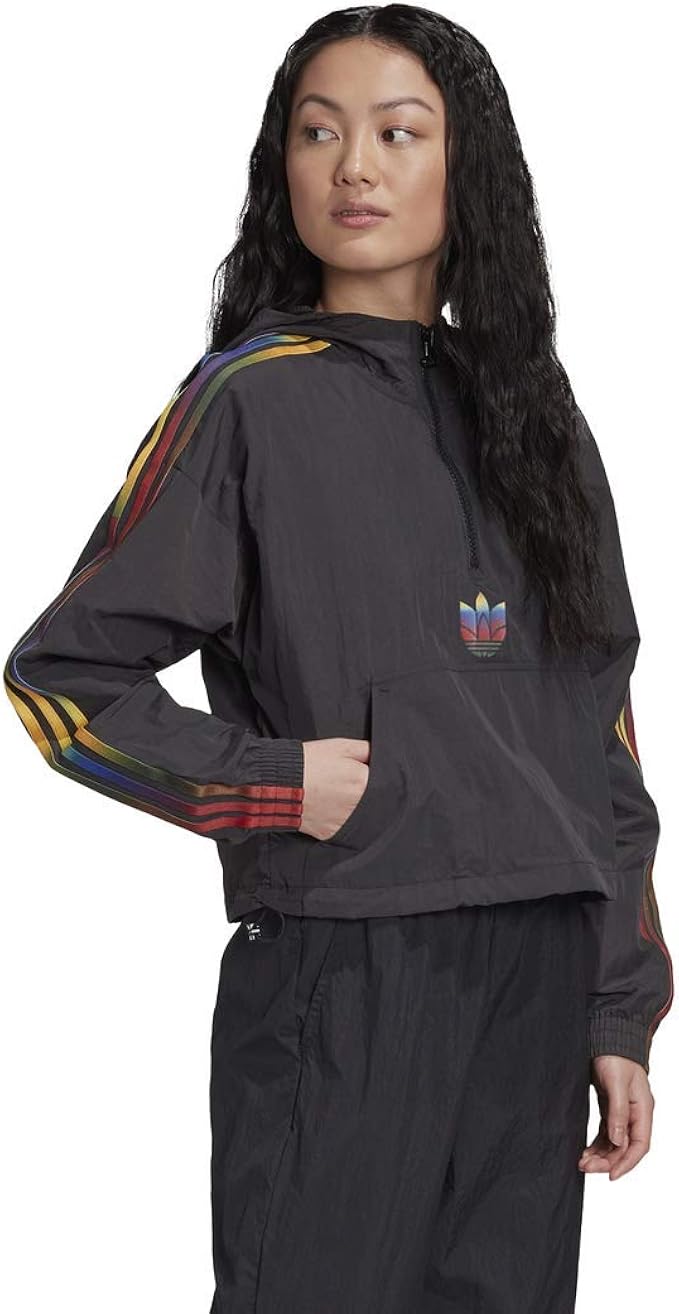 adidas crop half zip