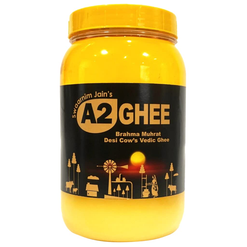 Buy Swaarnim Natural Vedic A2 Ghee 33.81oz Jains’ A2 Brahma Muhurta