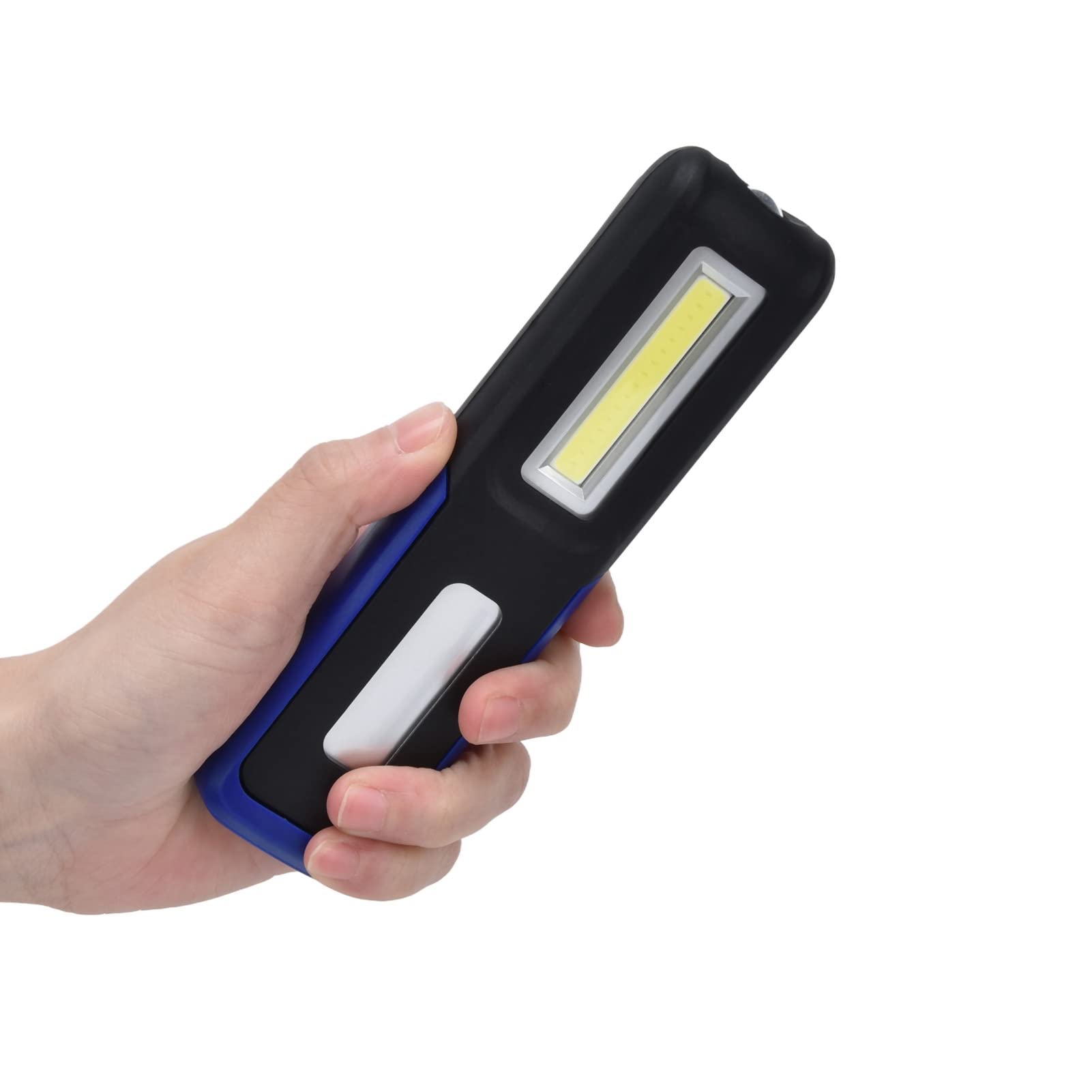 Garosa Luce LED Portatile Ricaricabile USB con COB 1000 Lm, Gancio Rotante 360° e Magnete Integrato, Lampada Tascabile per Lavoro, Campeggio, Riparazioni Auto