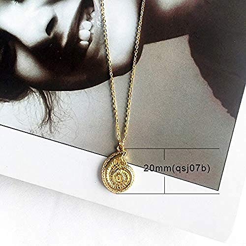 Preisvergleich Produktbild CKAWM Halskette Böhmische Muschelschale Halskette Frauen Golden Gold Böhmische Muschel Sommer Schmuck Mädchen Geschenk