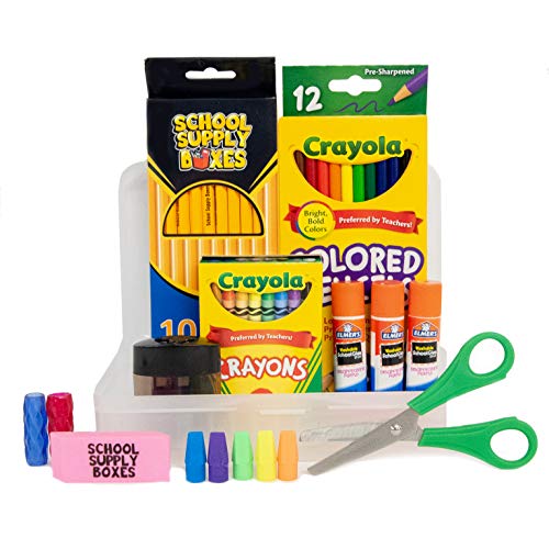 Back To School Supply Box Grades K-5 - School Supply Kit Back To School Essentials - 32 Pieces #TOP2