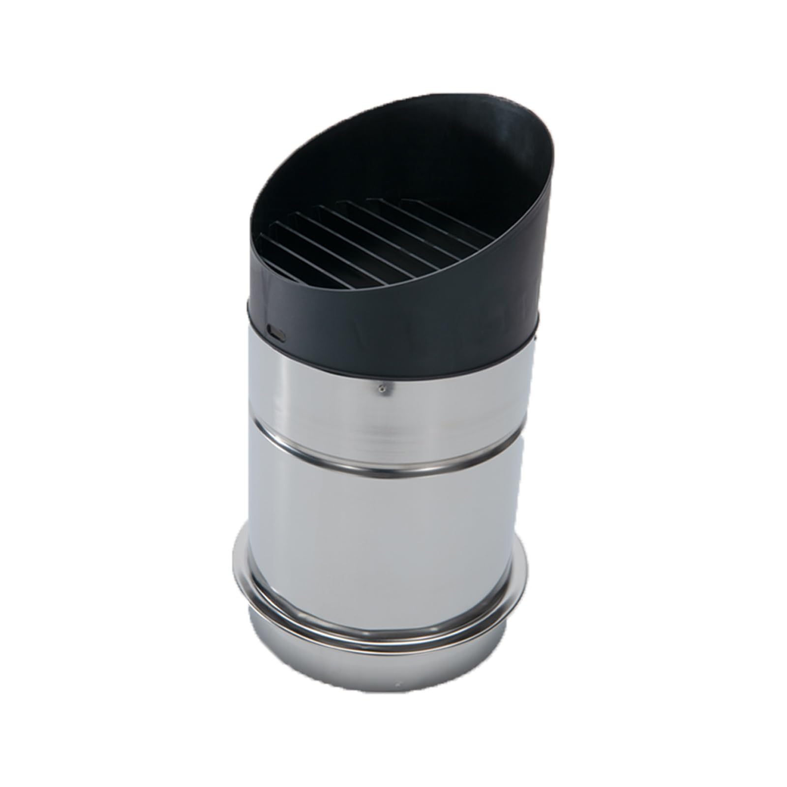 Tapa para chimenea exterior de acero inoxidable sombrerete para estufa de leña 55cm