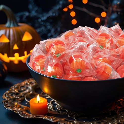 Halloween Candy Ring Pops, 18 Pieces of Halloween Hard Candy Individually Wrapped, Perfect Pumpkin Suckers for Trick or Treaters and Party Favors, Ideal Candy Rings for Sharing and Snacking - image 6