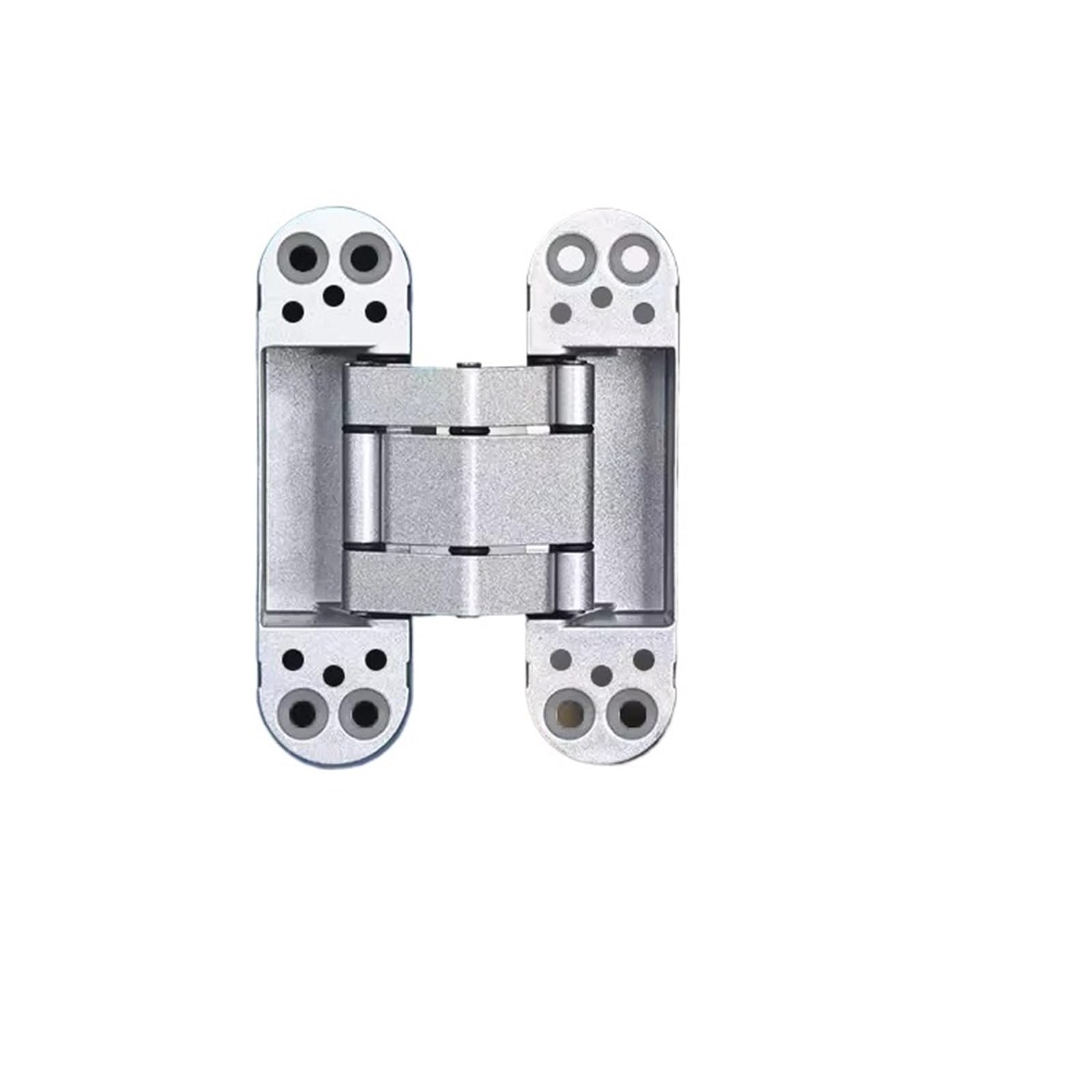 2pcs Wooden Doors Invisible Concealed Hinge 180 Degree(Sliver,80KG-2pcs)