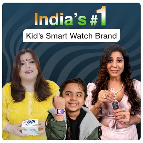 Image of sekyo Carepal Pro (Smartchoice) Kids Smart Watch for Boys Girls | 4G Sim, Video Calling, Live GPS Tracker |App Control, Habit Coach, Pedometer, Safe Zone Alert, SOS, Family Chat | SmartWatch for Kids