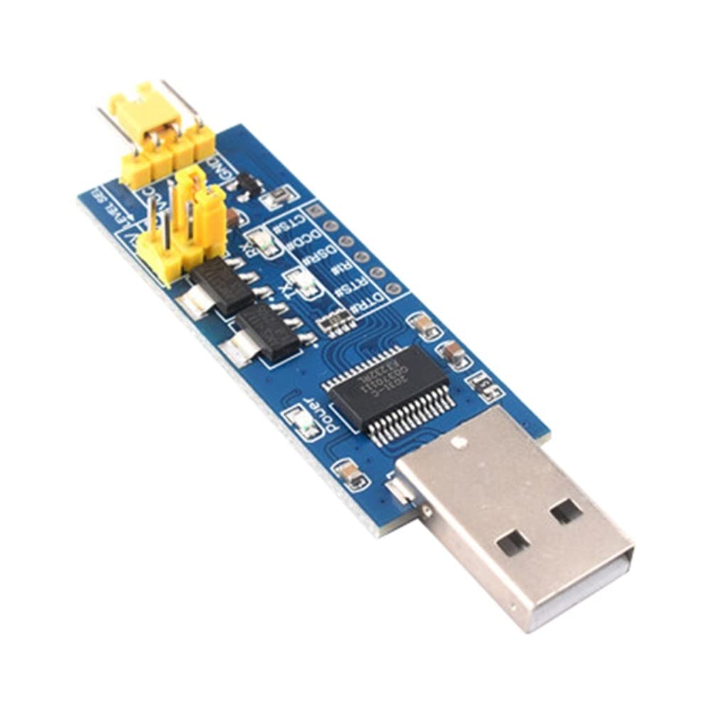 Adattatore seriale da USB a TTL, modulo convertitore da 5/3,3/1,8 V FT232RL, codice FT232RL, downloader programmatore con cavo per