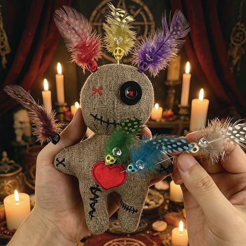 Set Muñeco Vudú PapaLegba 8'' con 7 Alfileres y Cartas miniatura 7