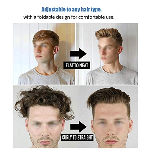Sunbaca Multifuncional Cabelo Barba Pente Alisamento Dobrável Escova de Pente de Cabelo Elétrico Esc