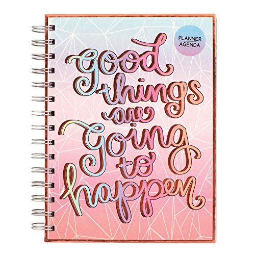 Fashion Angels Good Things are Going to Happen Planner (77453), Undated Spiral Bound Planner