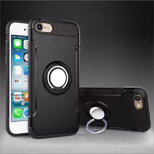Finger Ring Case | Magnetic Phone Stand | for iPhone 8 Plus/iPhone 7 Plus (Black)