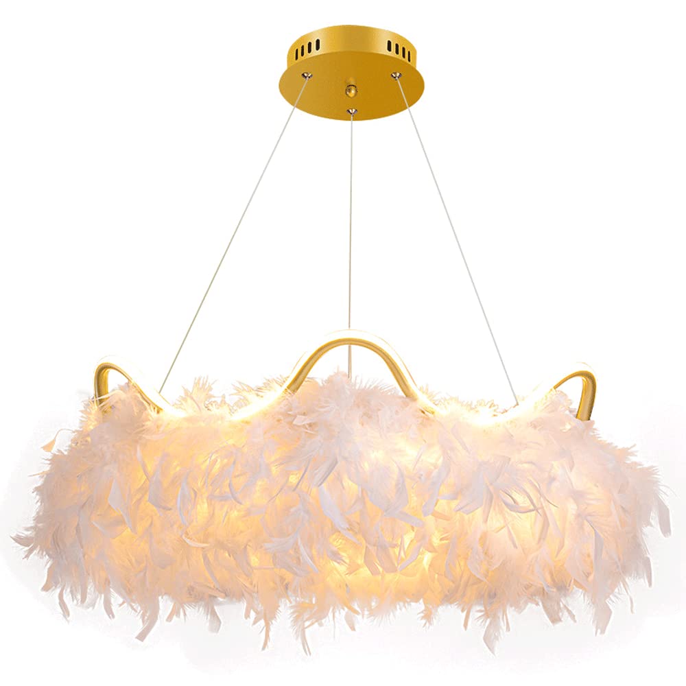 Lustre suspendu tricolore réglable de 60 cm pour corriger l'éclairage agressif du salon