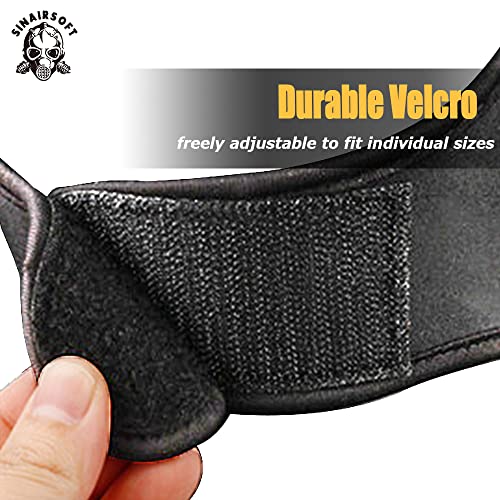 SINAIRSOFT Airsoft Mask Freely Combinable Airsoft Helmets/Goggles Black - Image 5