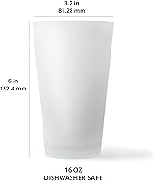 Vista 4 de CafePress Ukraine Pride Love - Vaso de pinta con bandera ucraniana, 16 onzas