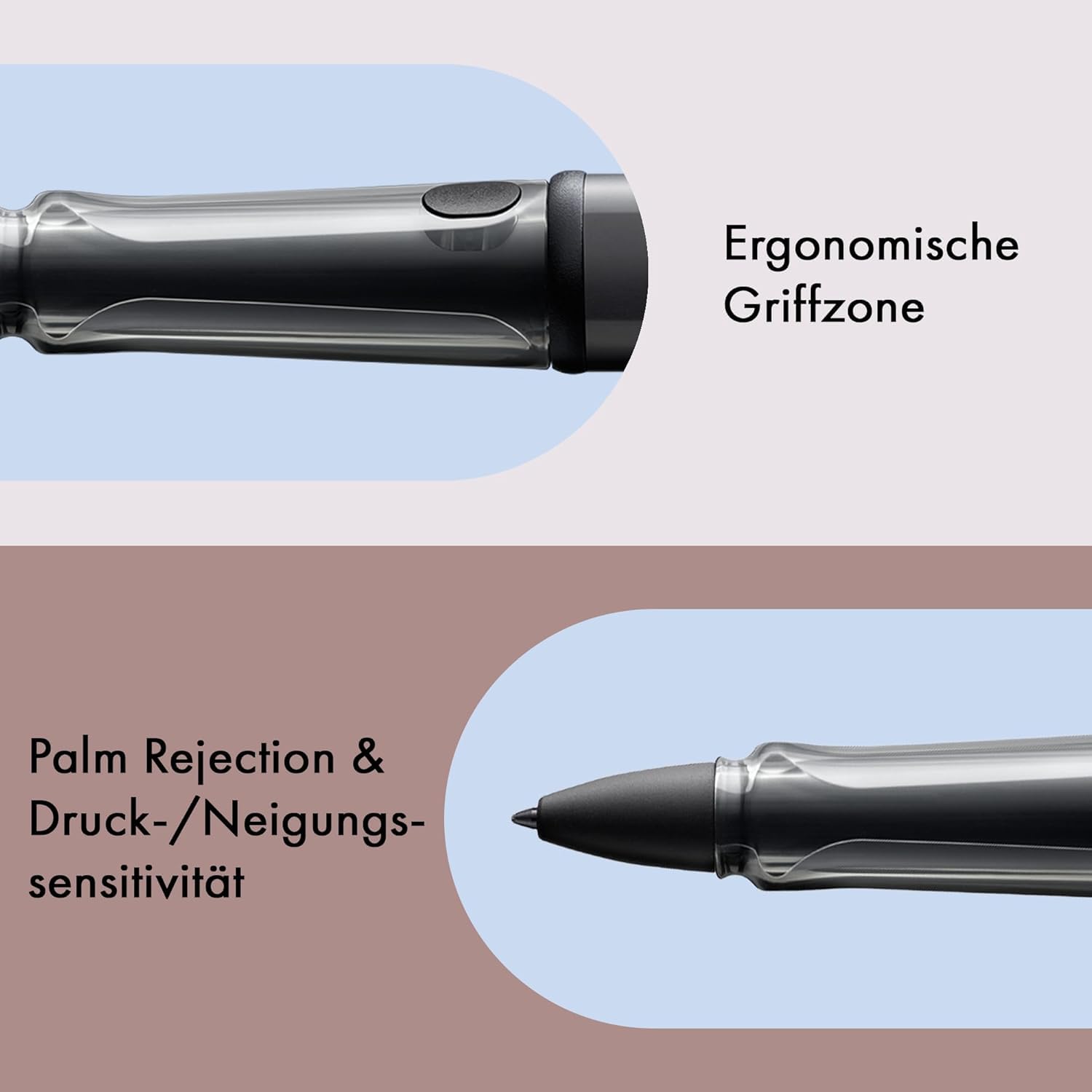 Lamy Zestaw składający się z AL-Star EMR Stylus Touch Pen & Lamy Lx EMR Stylus Pen pustego etui, cyfrowy rysik do tabletów, smartfonów i notebooków, wymienne końcówki kontaktowe POM, bez baterii