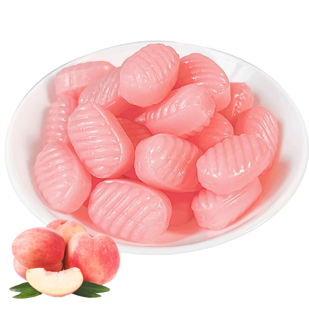 Peach Candy　T-BOLANグッズまとめ売り Amazon.com : White peach oolong flavored hard candy，Fruit
