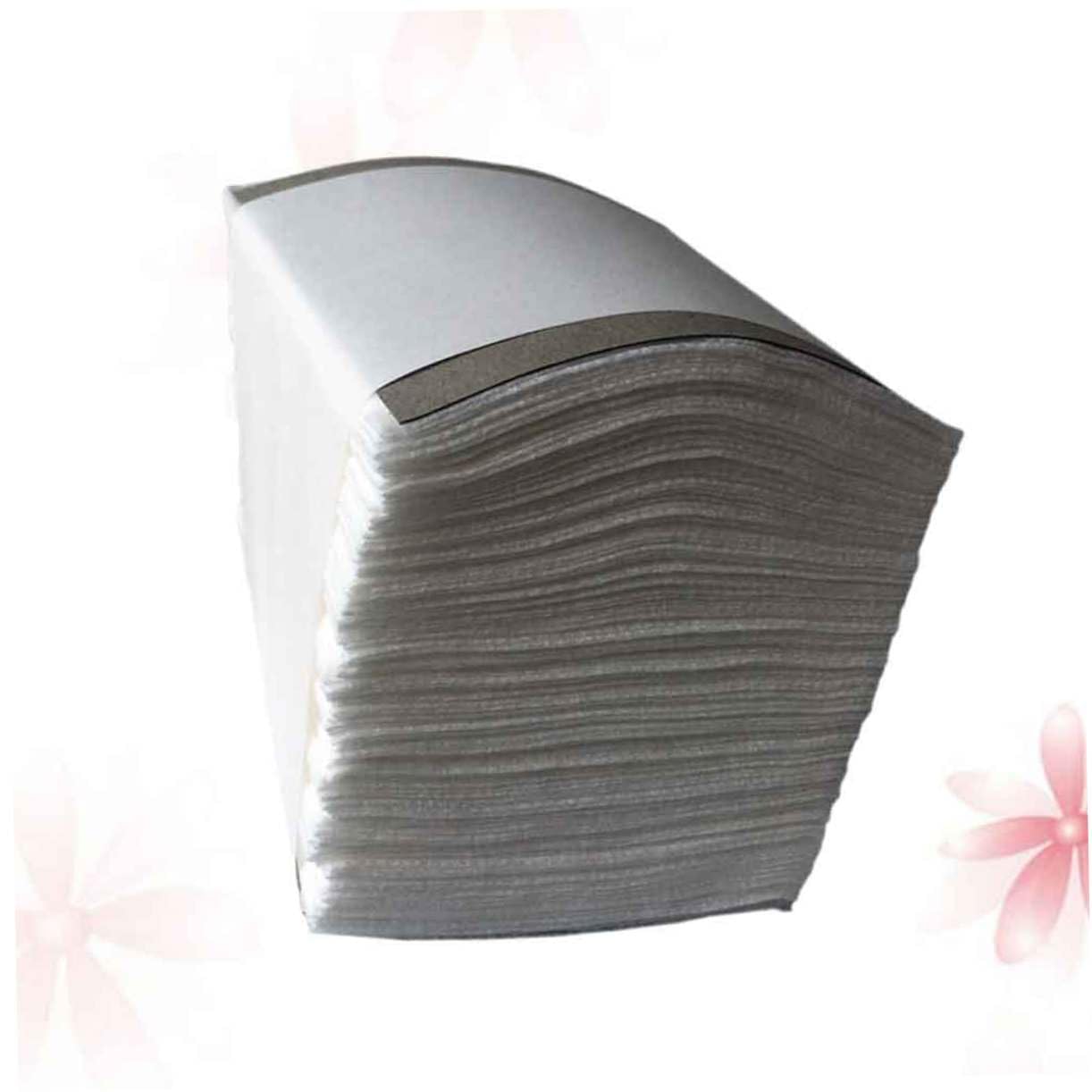 VICASKY Salviette Struccanti Assorbenti Pezzi Non Tessuto Bianco 300 e Pieghevoli per Rimozione Make-up e Utilizzo in Saloni di Bellezza