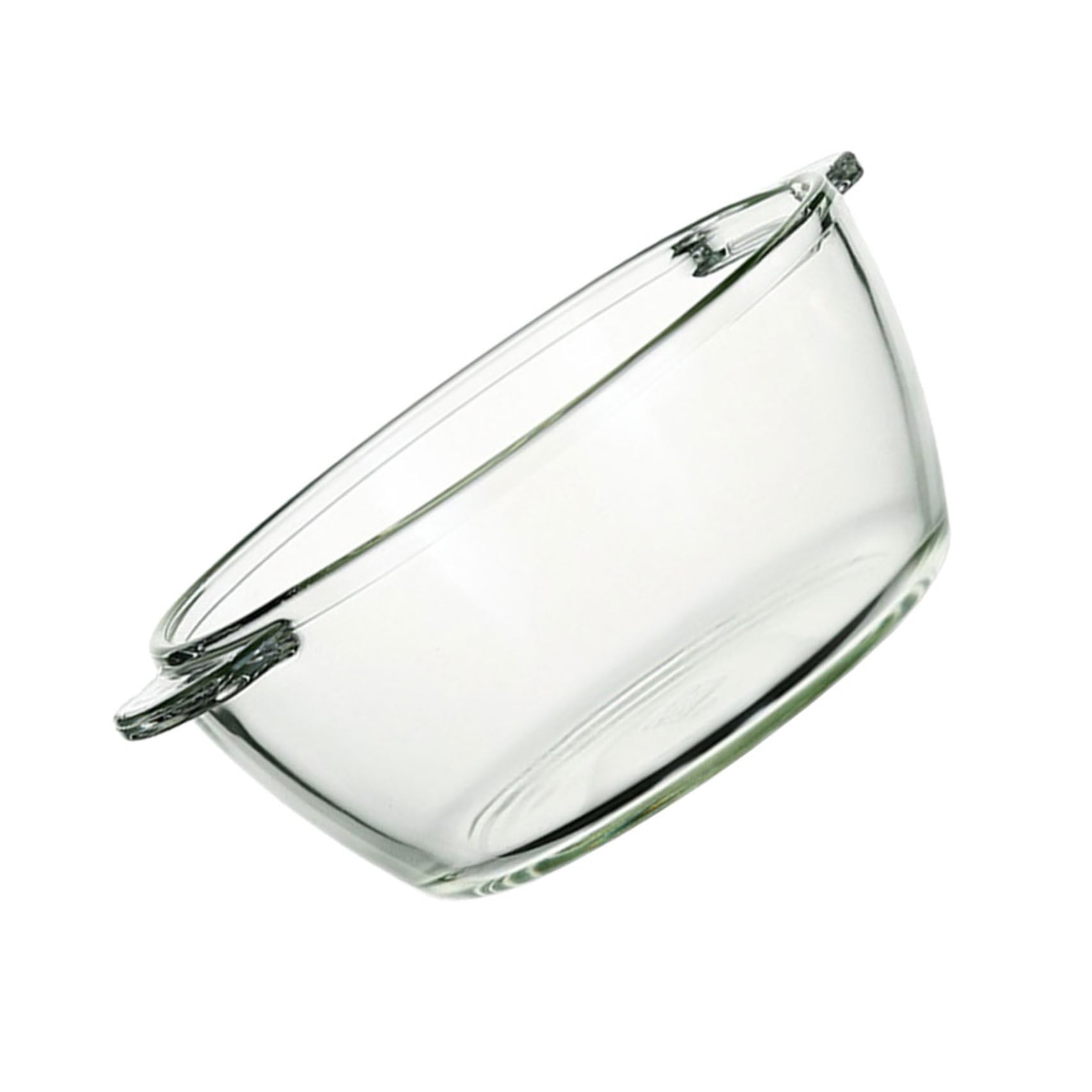 Bol de cuisine transparent en verre cristallin Cabilock avec poignée