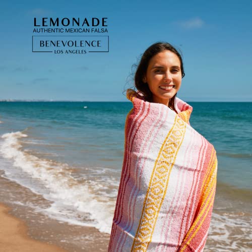 Benevolence Yoga Mexican Blanket (Pink Lemonade) - Image 3